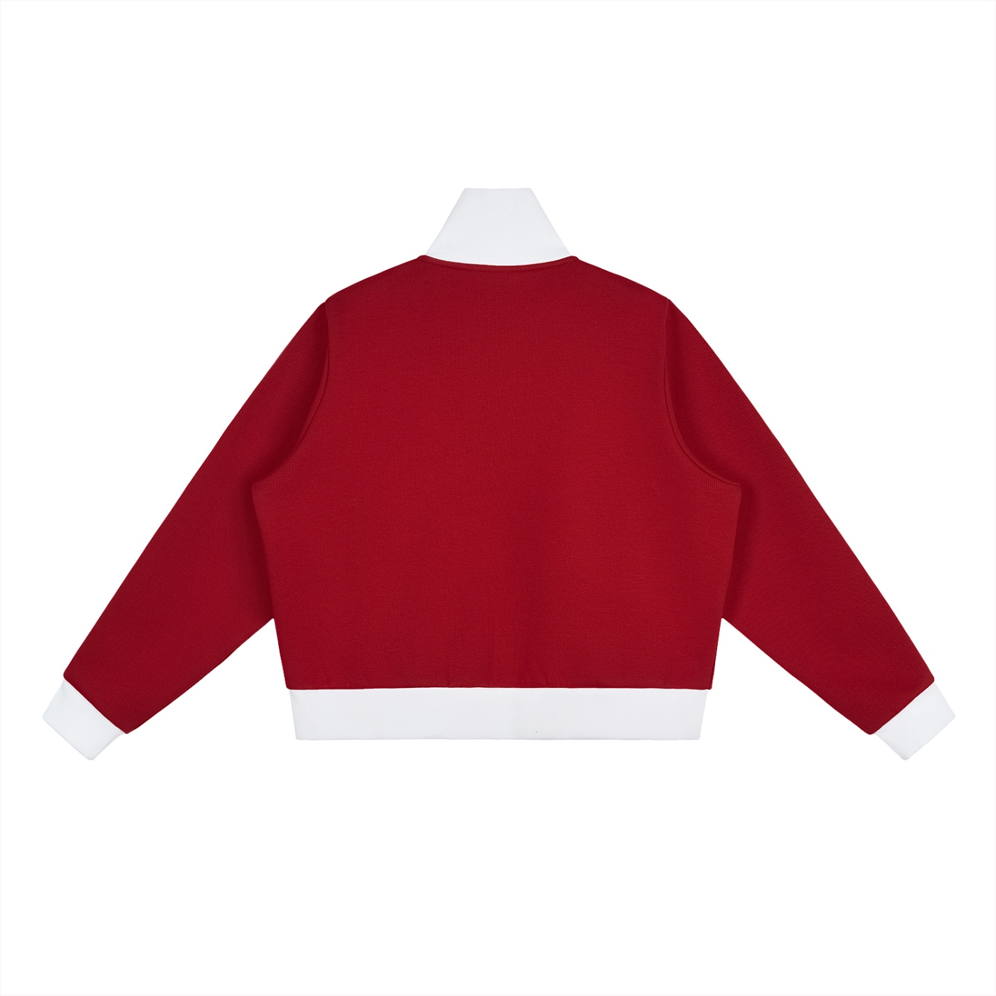 Fleece Cropped Track Jacket - Image 8